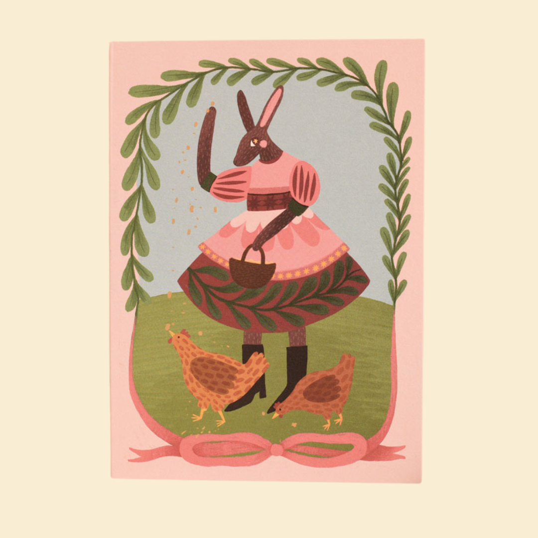 Feeding Time Card by Printer Johnson