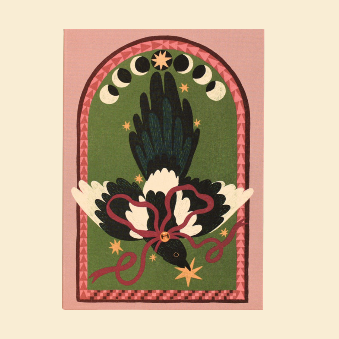 Moon Phase card by Printer Johnson