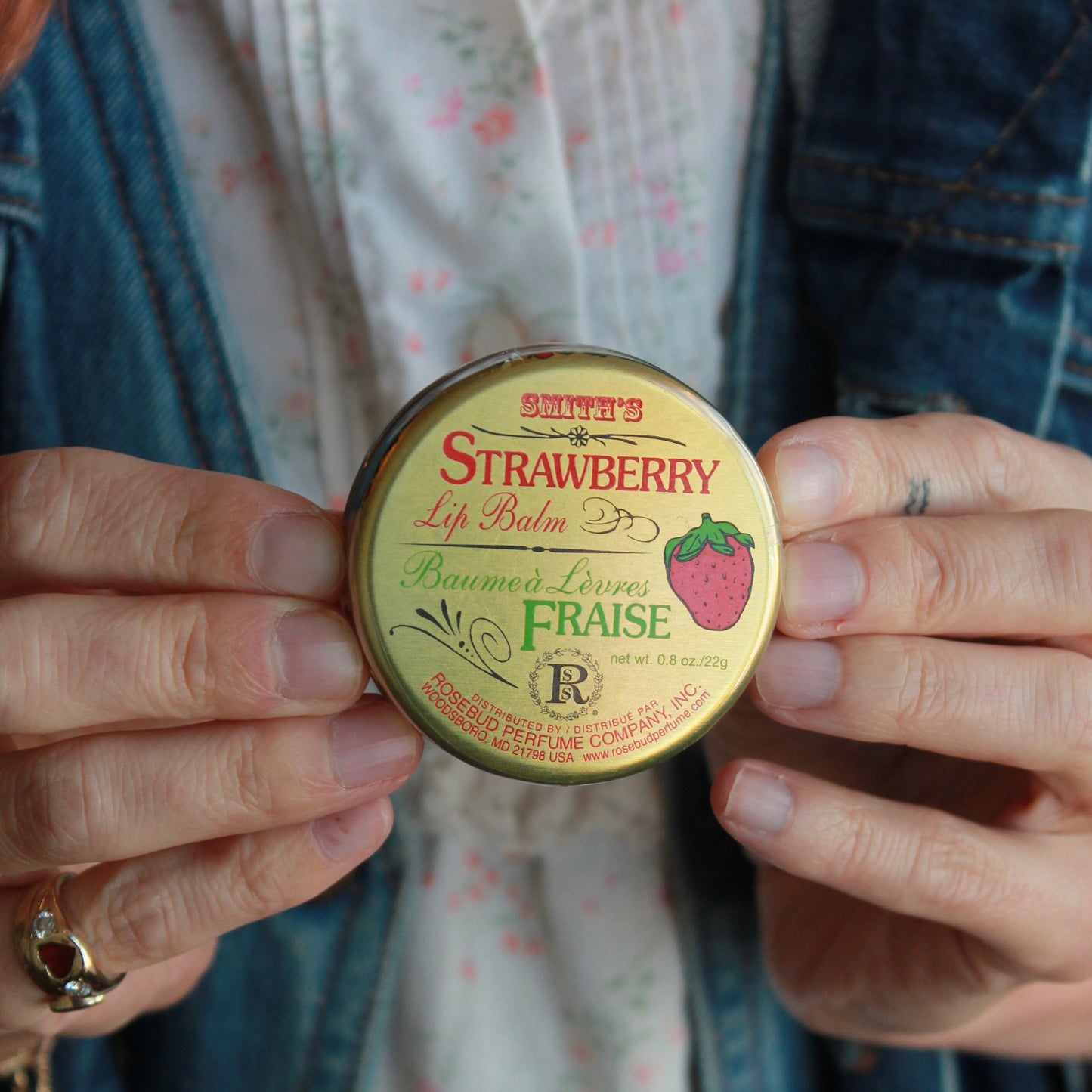 Smiths Rosebud Strawberry Lip Balm