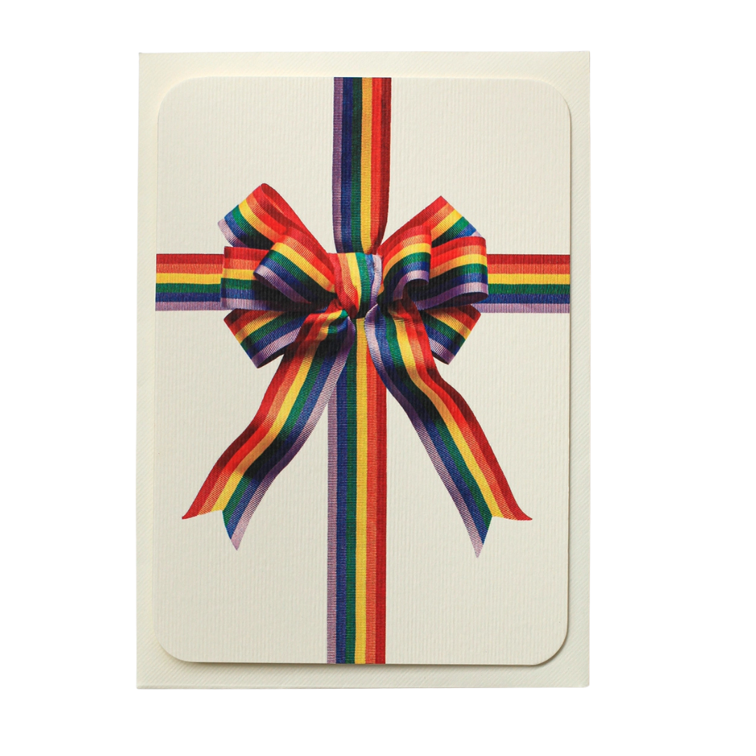 Canonbury Press Rainbow Bow Greeting Card