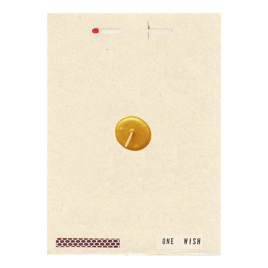 Gold Wish Card