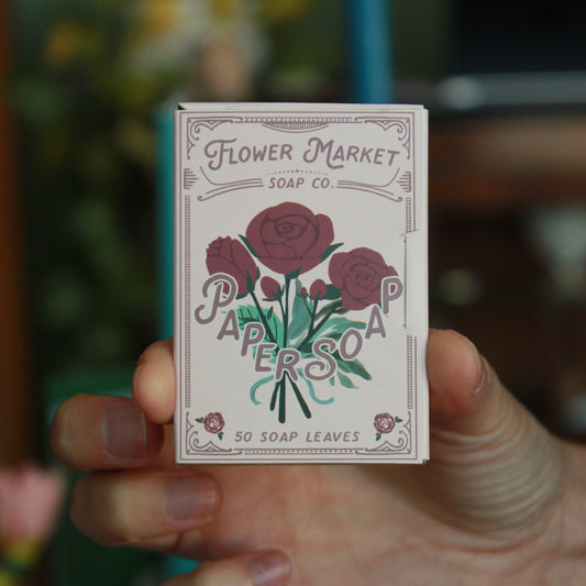 Rose Paper Soap