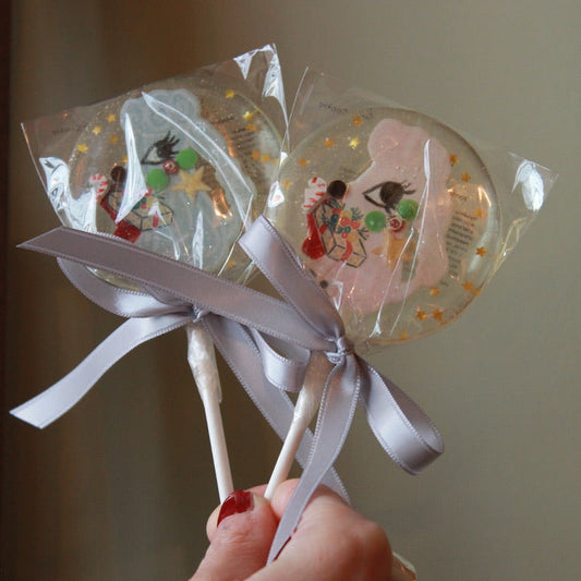 A Secret Forest Lollipop - Christmas Poodle