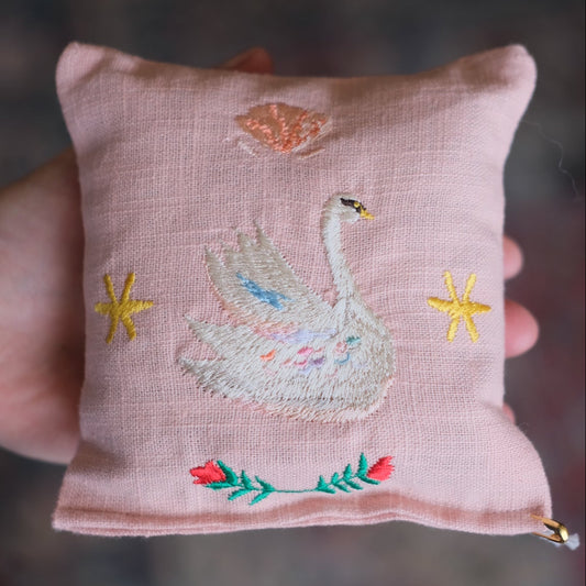 Swan Lavender filled Sachet