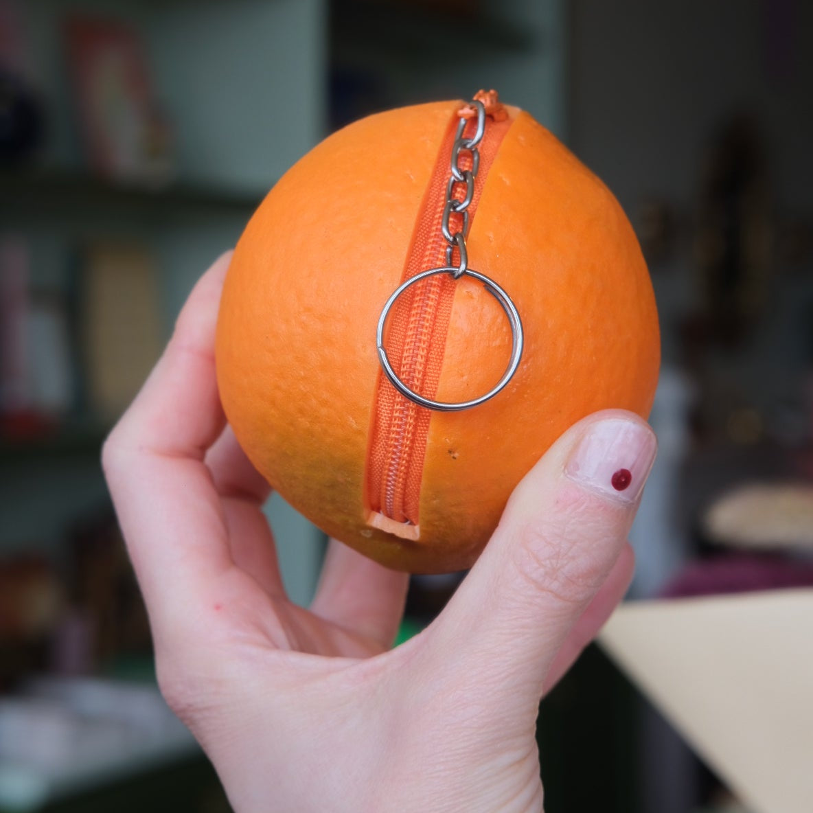 Orange Fruit Coin Purse