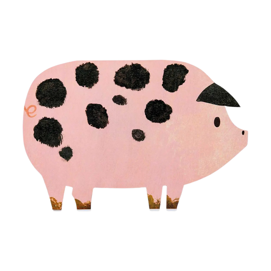 Spotty Pig Greeting Card